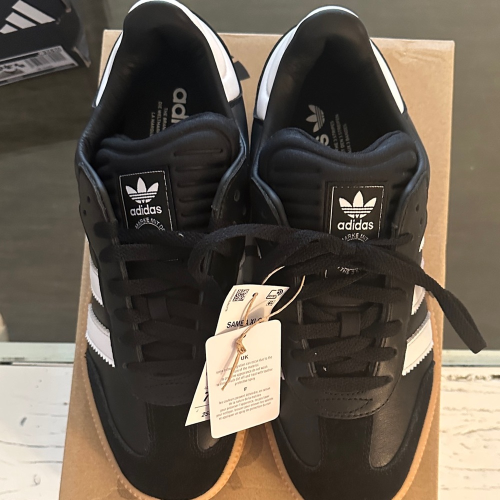Adidas Black and White Classic Sneakers